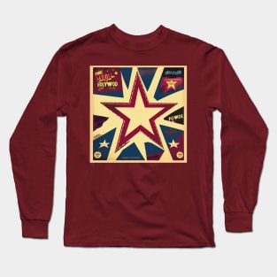 Maroon Star Album Cover Retro Vintage Long Sleeve T-Shirt